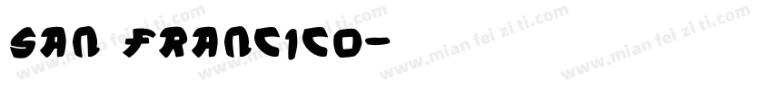San francico字体转换